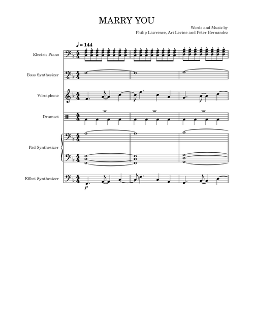 Marry you – Bruno Mars