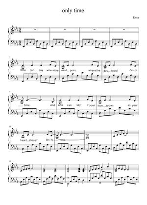 OnlyTime for Duo Sheet Music for Piano, Accordion (Mixed Duet