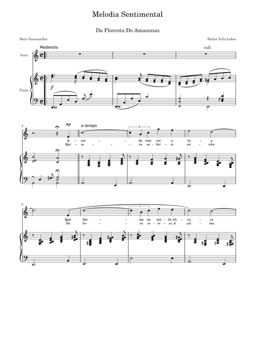 Melodia Sentimental arrt H. Villa-Lobos