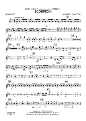 Scorpion! - Richard L. Saucedo Sheet Music for Trumpet in b-flat
