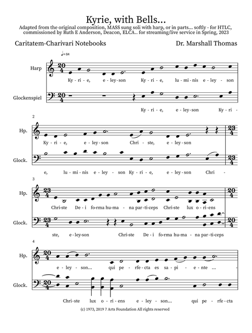 Kyrie, with Bells... - Celebrity Chamber Players (Small Ensemble)