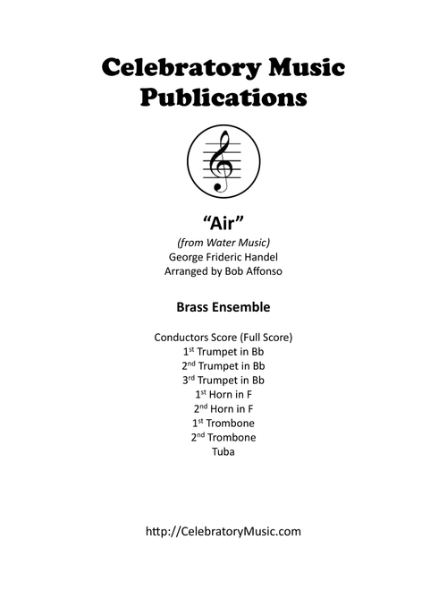 Air (from Water Music) (Arr. Bob Affonso) - George Frideric Handel (Brass Ensemble)