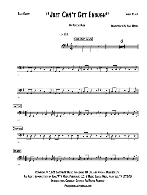Just Can't Get Enough (Arr. P Welsh) - Depeche Mode (Cover Band)