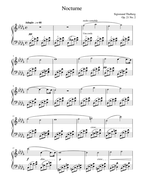 Nocturne Op. 21 No. 2 (Sigismund Thalberg)