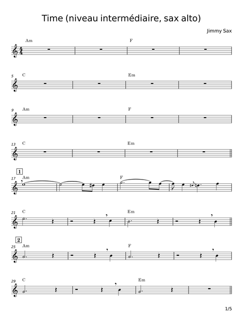 Time - Jimmy Sax