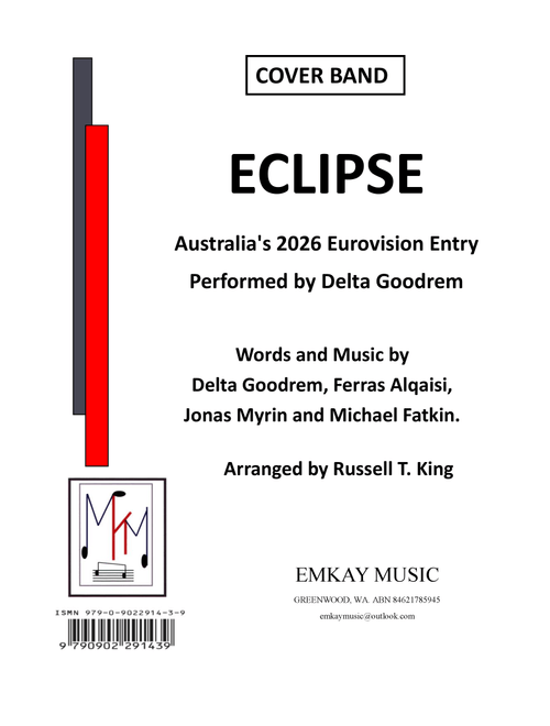 Eclipse (Arr. RUSSELL T. KING) - Ferraz, Delta Goodrem, Jonas Myrin (Cover Band)