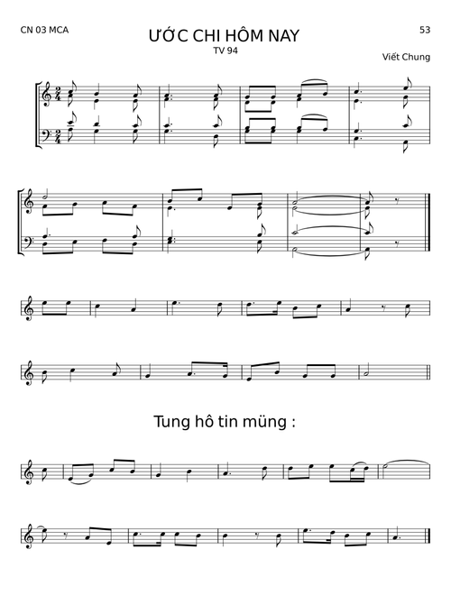 ƯỚC CHI HÔM NAY - Viết Chung