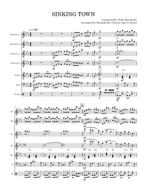 Sinking Town - Yoeko Kurahashi Rondalla Ensemble