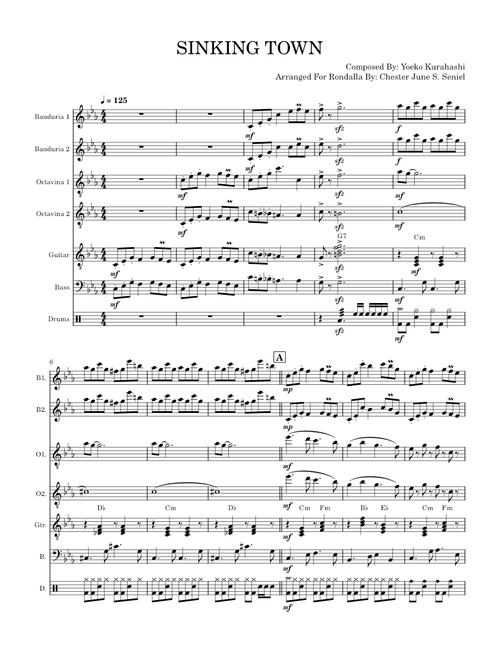 Sinking Town - Yoeko Kurahashi Rondalla Ensemble