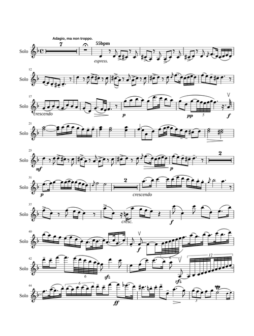 Max Bruch - Kol Nidrei Op47 Violin