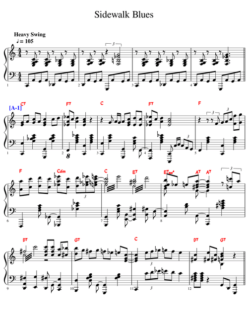 Sidewalk Blues - Jelly Roll Morton