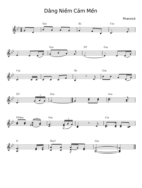 Dâng Niềm Cảm Mến - Lm. Nguyễn Duy - Phanxicô