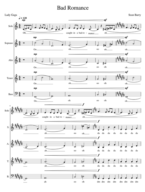 Bad Romance (Acapella)
