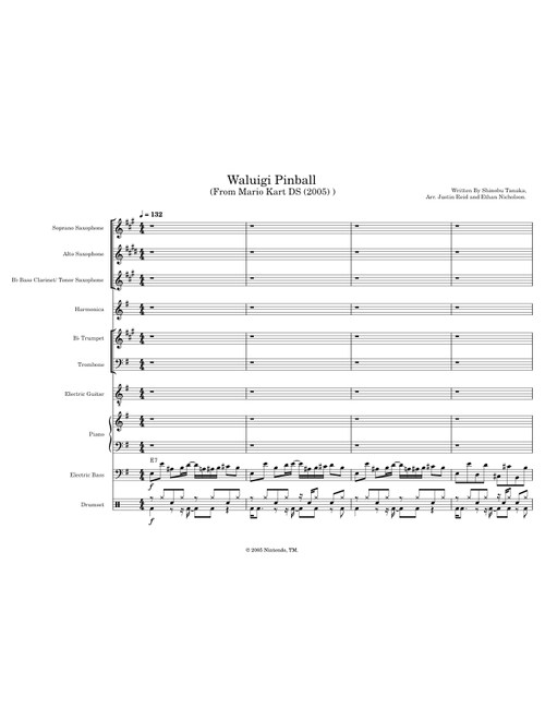 Waluigi Pinball Jazz Version! -- Shinobu Tanaka
