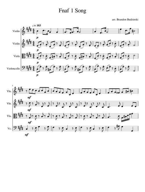 Fnaf 1 song