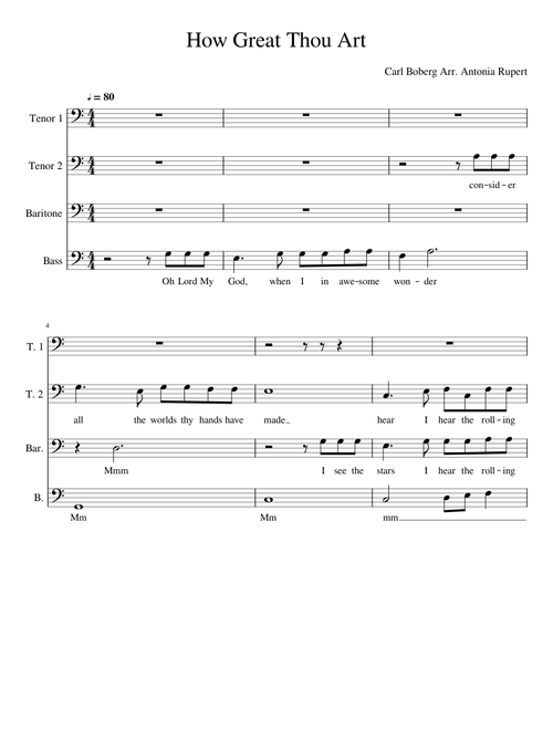 How Great Thou Art