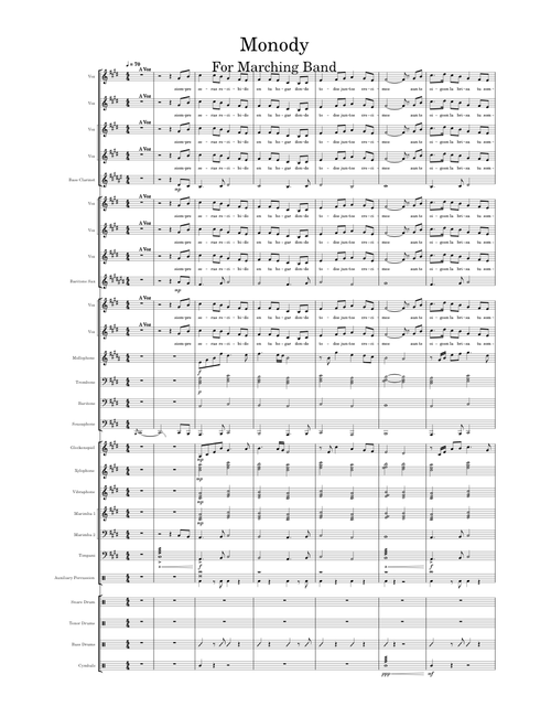 Monody – TheFatRat (For Marching Band)