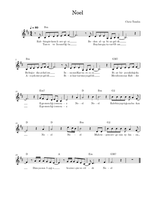 Noel – Chris Tomlin