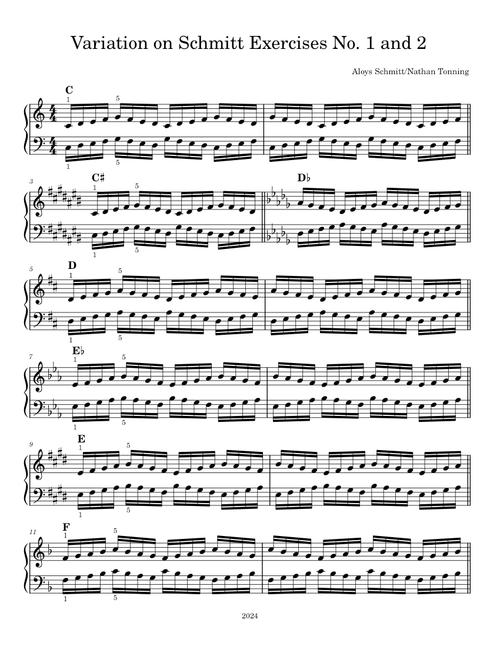 Variation on Schmitt Exercises 1 & 2