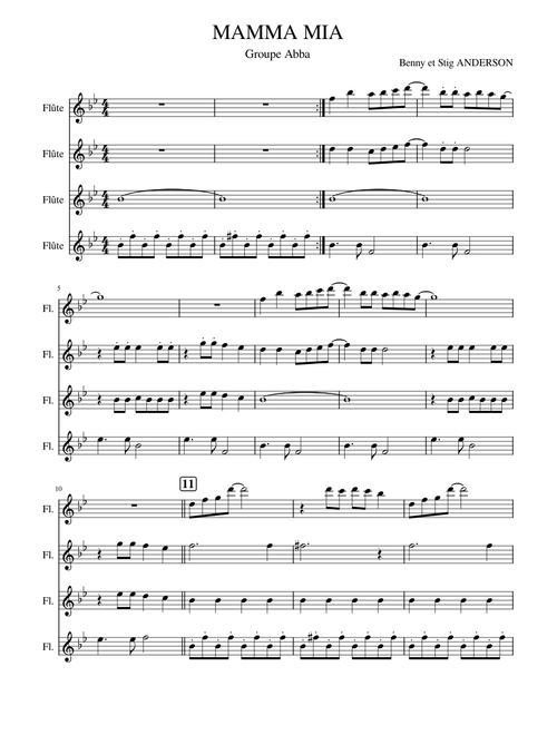 Mamma mia – ABBA