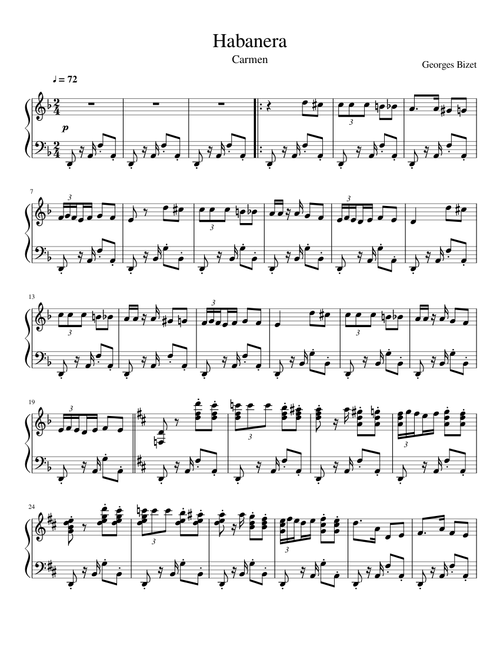 Habanera - Georges Bizet "Carmen"