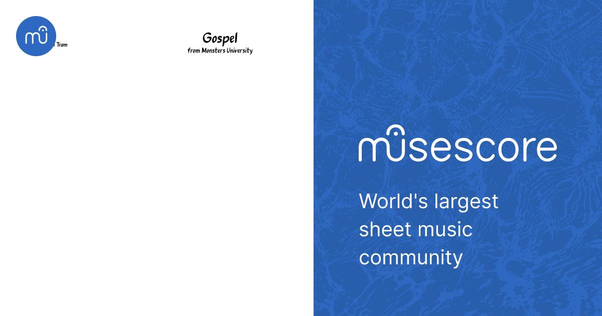 Gospel Sheet Music with Chords for Piano, Trombone, Vocals, Tambourine &  more instruments (Mixed Ensemble) | MuseScore.com