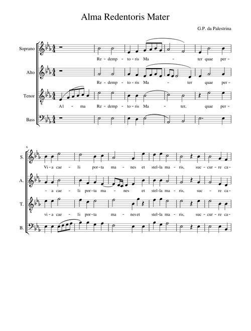 Alma Redemptoris Mater
