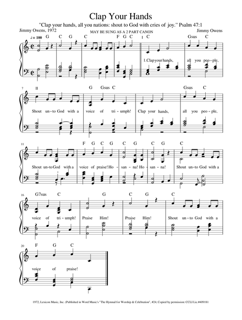 Clap Your Hands