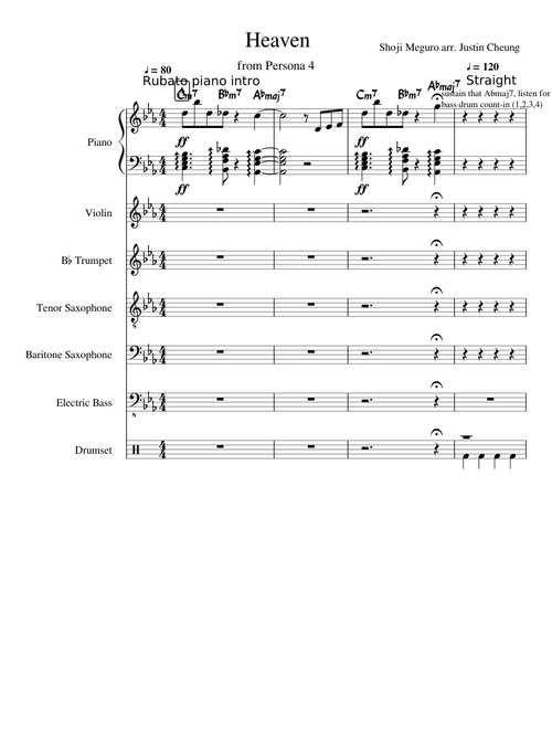 Heaven (from Persona 4) - Jazz Arrangement