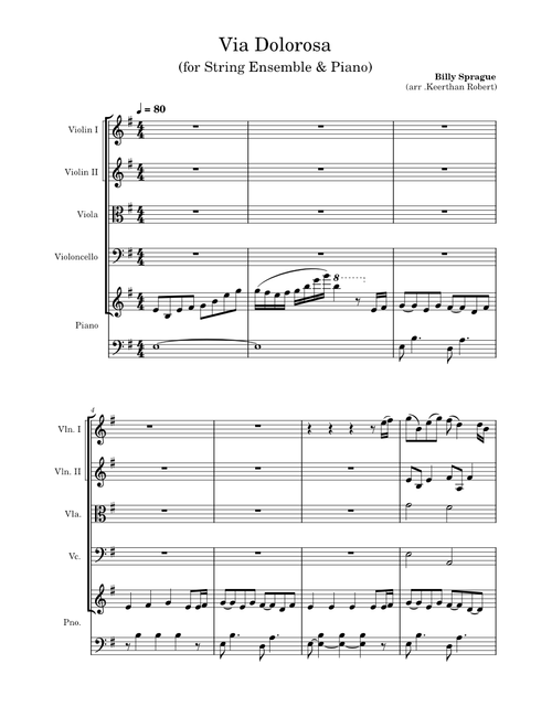 Via_Dolorosa for String Ensemble