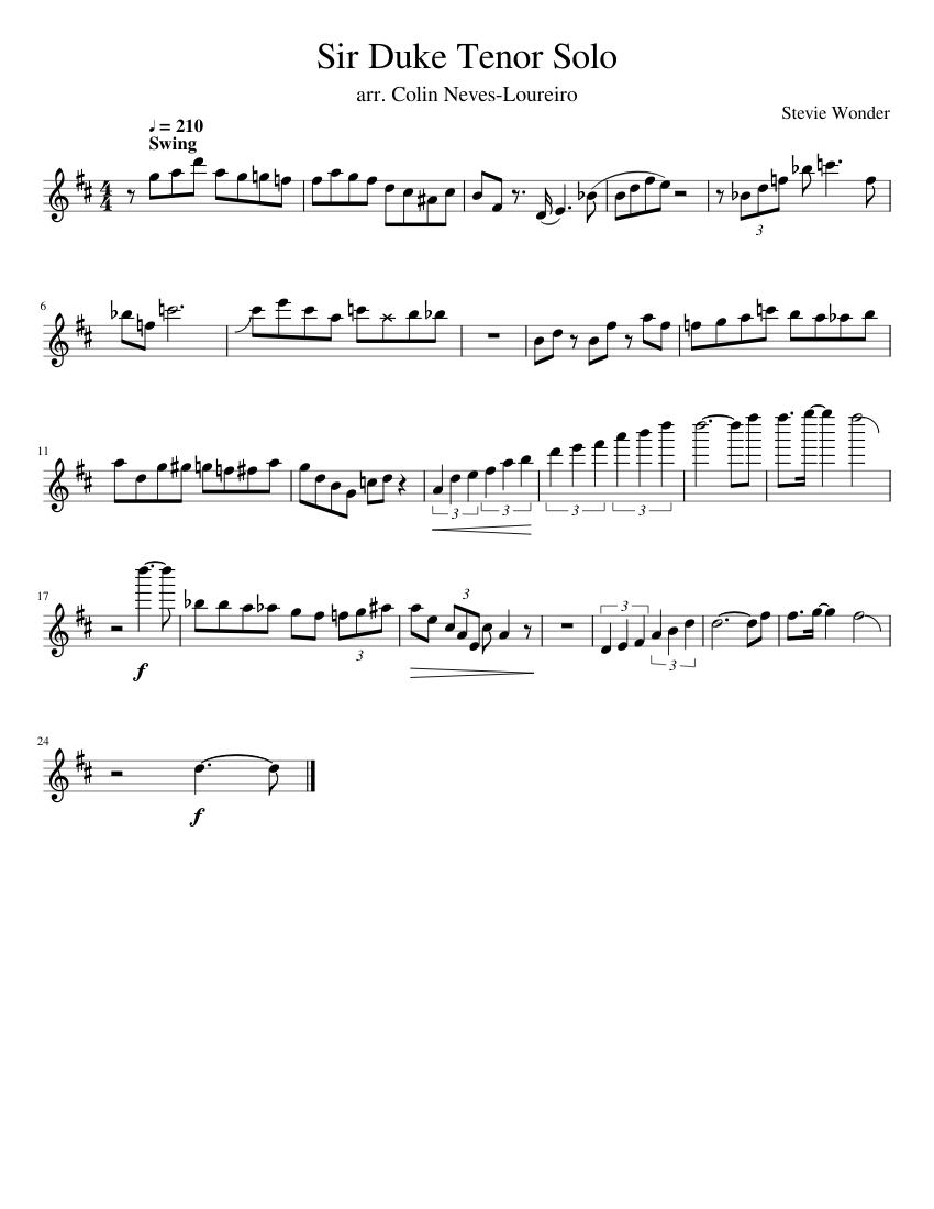Sir duke alto sax deals