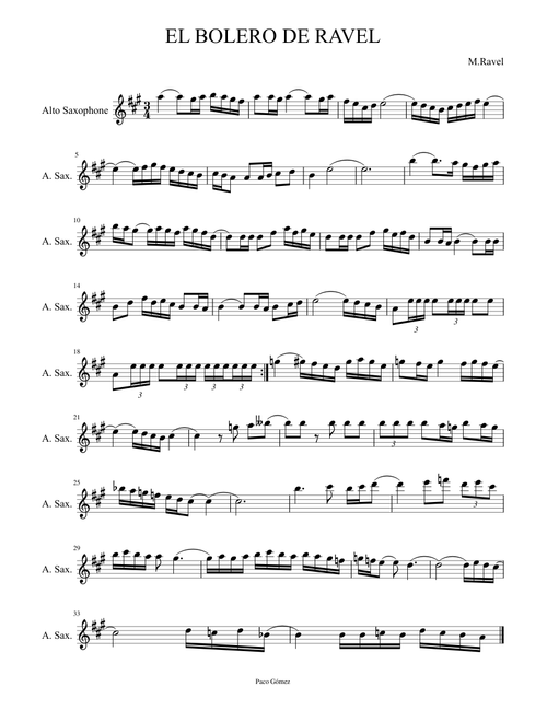 EL BOLERO DE RAVEL
