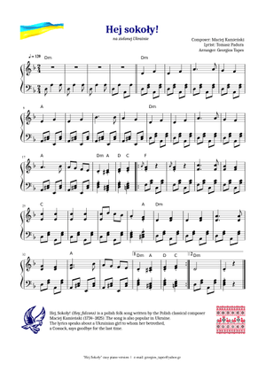 Hej, sokoły! Sheet Music for Piano (Solo) | MuseScore.com