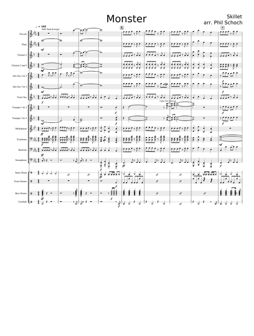 Monster [Skillet] (Marching Band)