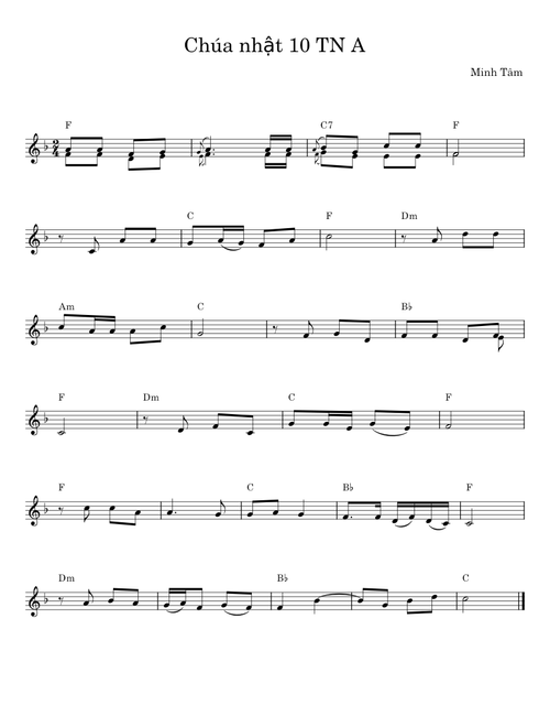 Chúa nhật - Minh Tâm