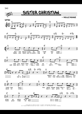 Free Night Ranger sheet music | Download PDF or print on MuseScore.com