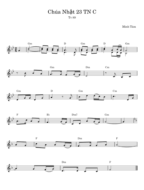 Chúa nhật - Khánh Linh / Vũ Minh Tâm