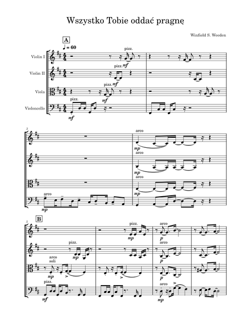 I surrender all – Winfield S. Weeden Wszystko Tobie oddać pragnę
