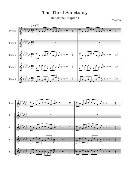 The Third Sanctuary (flute arrangement)