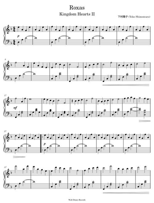 Kingdom hearts 2 - roxas theme – Misc Computer Games