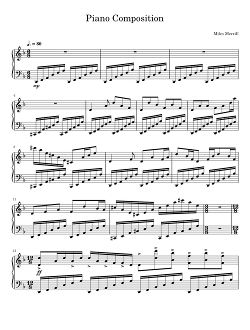 Piano composition 3