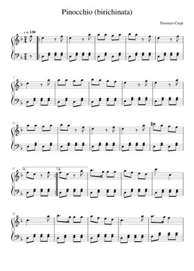 Free Fiorenzo Carpi sheet music | Download PDF or print on ...