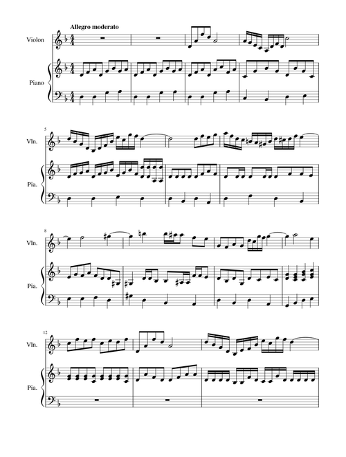 sonate pour violon et  piano CHOPIN