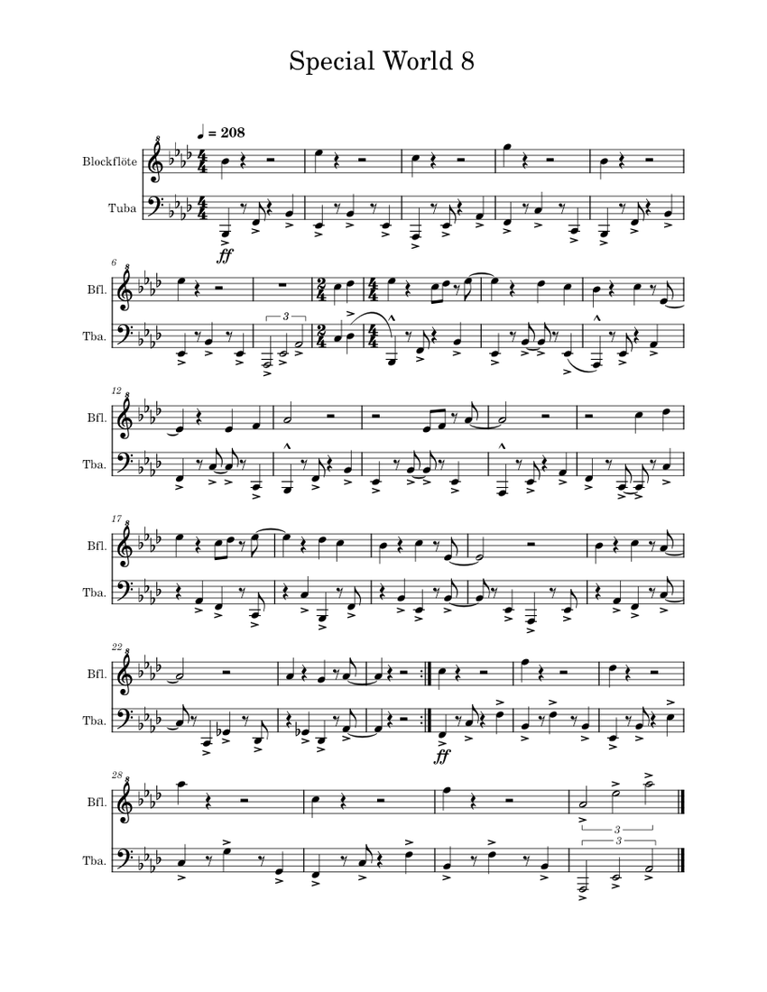 Special World 8 Super Mario 3D Land Mahito Yokota Special World 8