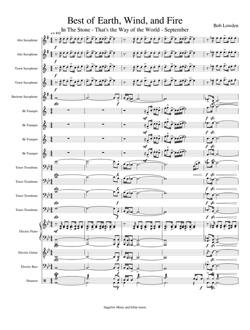 Best of Earth Wind and Fire for Big Band