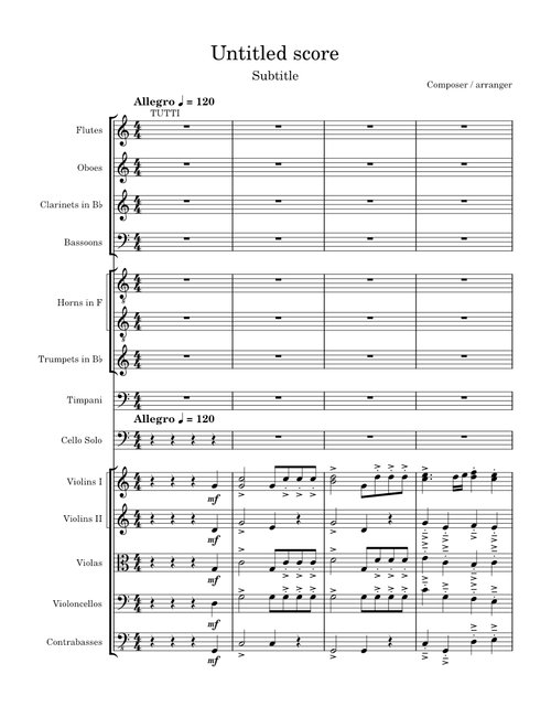 Cello Concerto in C Major, ZV 160: I: Allegro