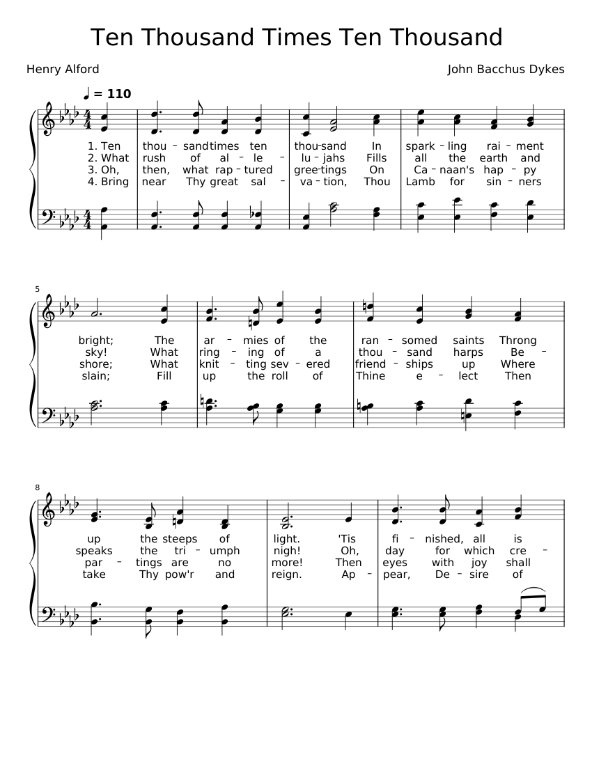 Ten Thousand Times Ten Thousand Equals