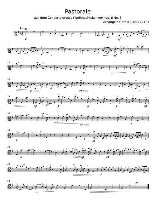 Pastorale - Arcangelo Corelli