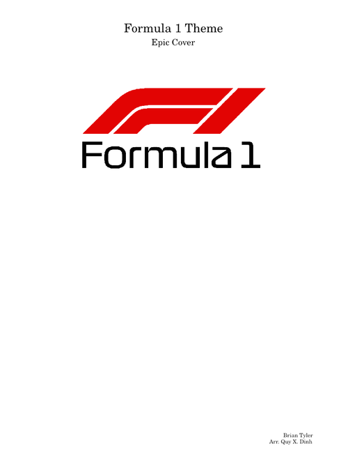 F1 Formula One Theme/ Epic Cover(7.1 surround sound)-Use Headphone