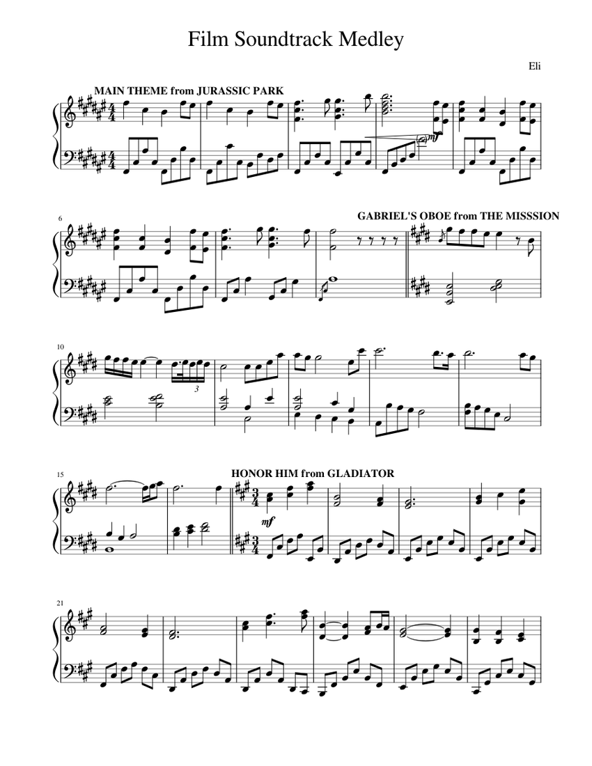 film-soundtrack-medley-sheet-music-for-piano-solo-musescore